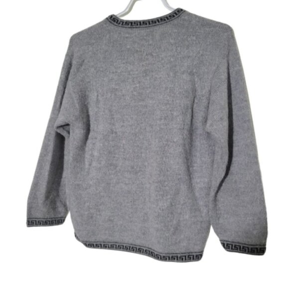 Wool blend crew neck long sleeve sweater - Picture 5 of 6